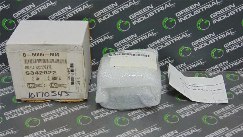 Ariel B-5006-MM Compressor Suction Valve SUC VLV, 60CDX, PC, PRC New NIB