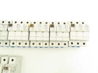 Gould Weber 10x38 Fuse Holder 1PH 2PH 3PH Mixed 600V 30A Lot of 17
