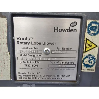 USED HOWDEN ROOTS LLC 409 RAM-JH GAS LB