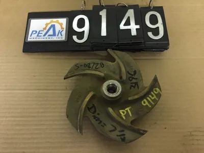 Goulds 3196 Impeller, 6 vane open, size 7 1/2"