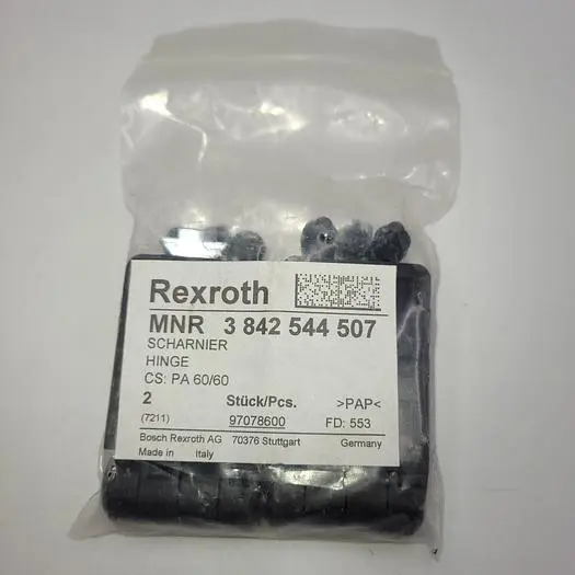 New | in-Stock REXROTH REXROTH HINGE MNR 3 842 544 507 Misc Electrical & Power Parts | ND Industrial Surplus #1217493