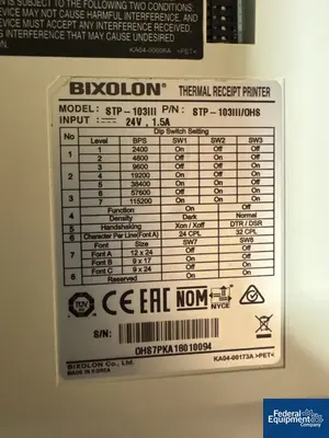 Used Unknown Bixolon STP-103II Thermal Receipt Printers, Lot of 14 Processing (misc) Ohio US | Federal Equipment Company #1557996