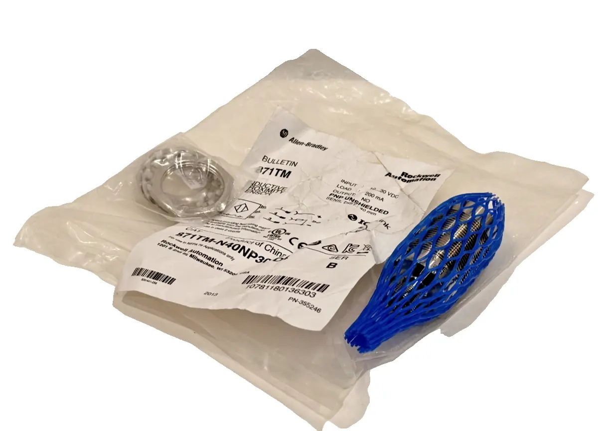 ALLEN BRADLEY 871TM-N40NP30-D4 SER.B PROXIMITY SENSOR 871TMN40NP30D4 NEW SURPLUS