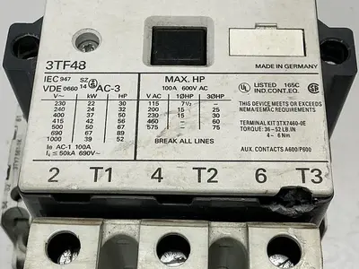 USED SIEMENS 3TF4822-OAK6