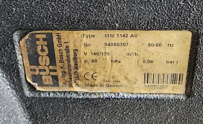 USED BUSCH MINK MM 1142 AV