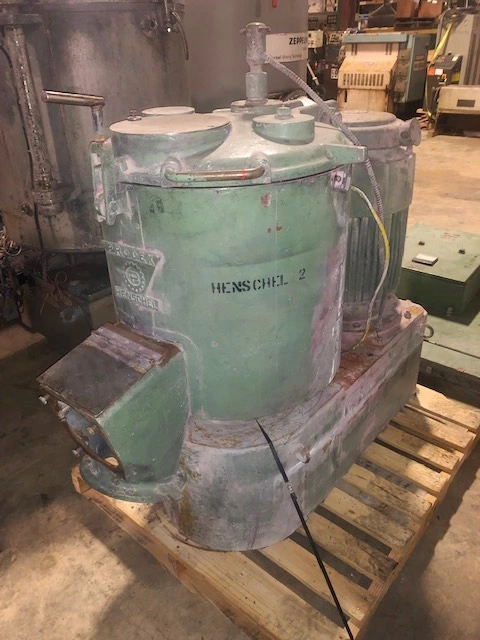 Used HENSCHEL 150 Liter High Intensity Mixers New Jersey US | Perry Equipment #118278