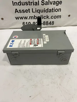 Eaton DG321UGB 30A Safety Disconnect Switch 240VAC 60Hz