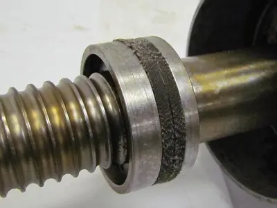 Ball Screw Assy 1 1/2" Dia 1/4" Pitch 15" Travel 33" OAL From CNC Lathe
