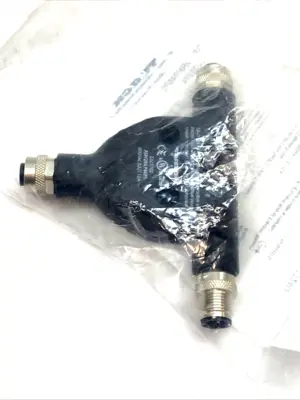 NEW TURCK M12 POWER T‑SPLITTER S‑CODED 600VAC 12A 100022274