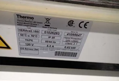 USED 2021 THERMO SCIENTIFIC HERACELL VIOS 160I