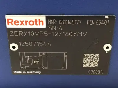 USED REXROTH ZDRY 10VP5-12/160YMV