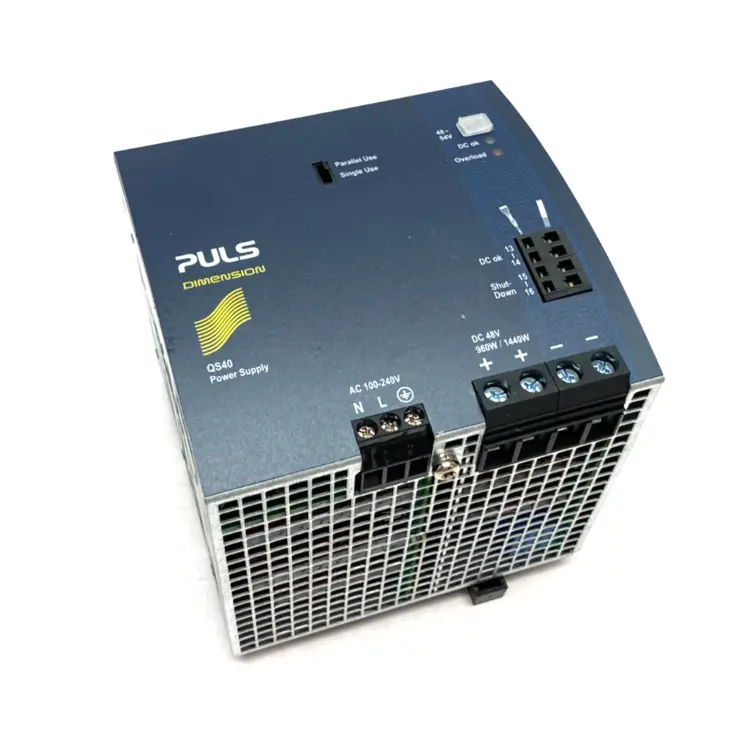 Used PULS SINGLE PHASE POWER SUPPLY, DIN RAIL, 960W, 48V, 20A Power Supplies | Maverick Industrial Sales #1104587