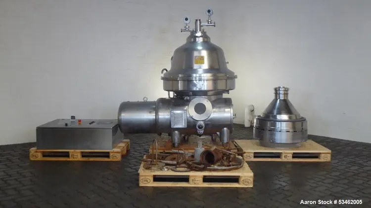 Used WESTFALIA CNB-215-01-076 Disc Automatic Centrifuges Illinois US | Aaron Equipment #84663