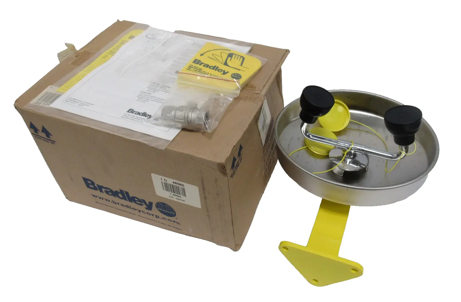 NEW BRADLEY S19-220TGR WALL MOUNT EYE/FACE WASH STATION S19220TGR