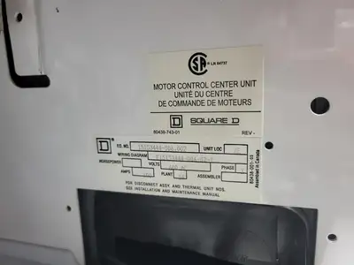 USED SQUARE D MODEL 6