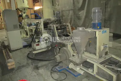 Used 2014 CHI CHANG CC TY-120-100LW PELLETIZING EXTRUSION LINE Plastic Recycling Lines Indiana US | US Recycling Equipment #1278408
