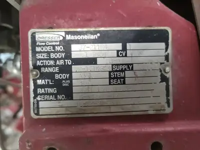 USED MASONEILAN 87-21124