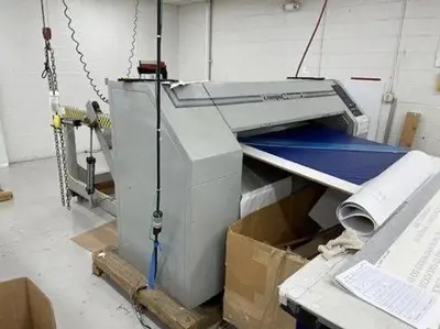 60" CONTECH MDL. CS-60 SHEETER WITH HEAVY DUTY UNWIND AND SCORE SLITTING