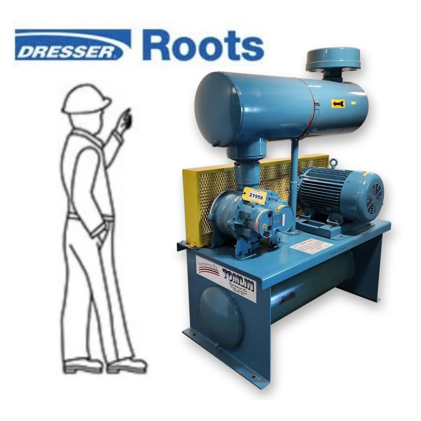 Used ROOTS DRESSER 68 U-RAI Blowers West Virginia US | JM Industrial #1513444
