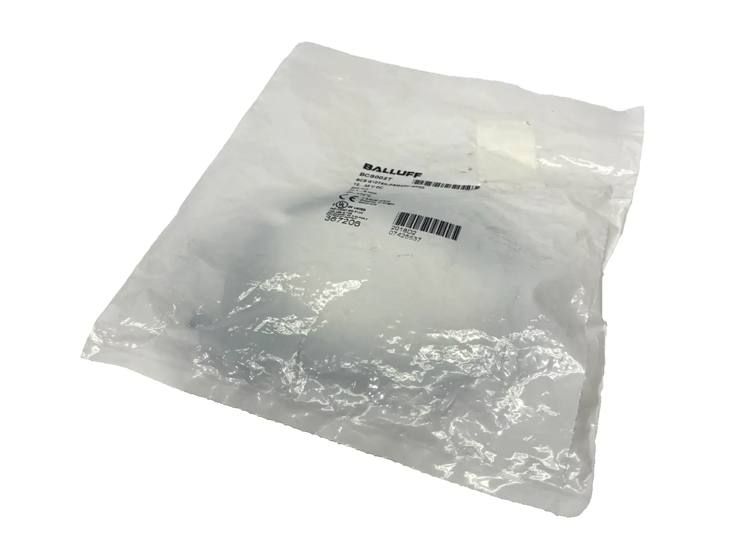 BCS G10T4H-PSM40C-EP02, BCS002T | Balluff BCS002T Capacitive Sensor Cylindrical 10mm x 50mm BCS G10T4H-PSM40C-EP02 - New