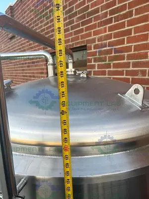 USED LMC 3180 LITER STAINLESS STEEL JACKETED FERMENTATION TANK
