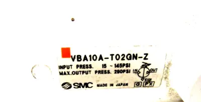 NEW SMC VBA10A-T02GN-Z BOOSTER REGULATOR VBA10AT02GNZ