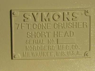 USED SYMONS SHORTHEAD