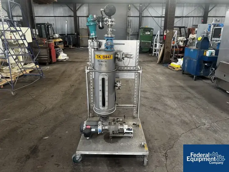 Used N/A 65 Liter Midway Machine Tech Agitated Receiver Tank, Hastelloy C276 Stainless Steel Tanks Ohio US | Federal Equipment Company #139990