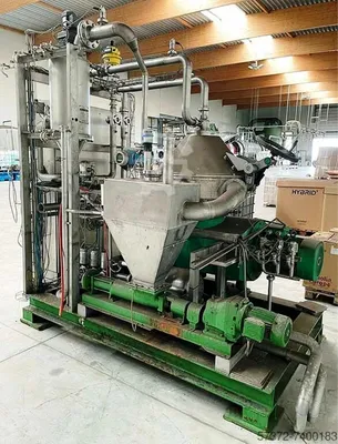 KMA Nagema SOZF/O self-cleaning clarifier, 316SS.