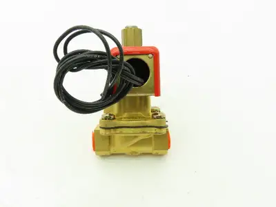 Honeywell Skinner 2LB1H180N Brass Solenoid Valve 2-Way NO 24VDC 50 PSI 3/8" NPT