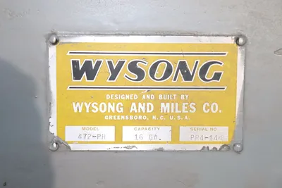 USED WYSONG 472-PR