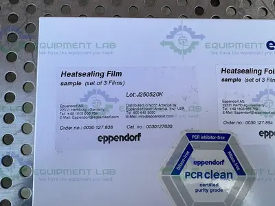 NEW 33 PIECES OF - EPPENDORF 0030127838 HEATSEALING FILM / FOIL PCR CLEAN