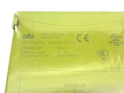 New | in-Stock Pilz Profibus 2 Fieldbus Communication Slave Module PROFIBUS-DP 773732 PLC Processors Michigan US | Maverick Industrial Sales #1389767
