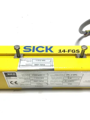 USED SICK ⚙️ MODEL: SICK 14‑FGS/FGSE450‑11 — ROBUST SAFETY EQUIPMENT