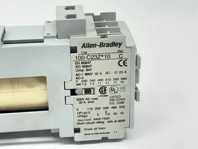 100-C23ZJ10 | Allen Bradley  Ser C Contactor 3-Pole 24VDC Coil - Used