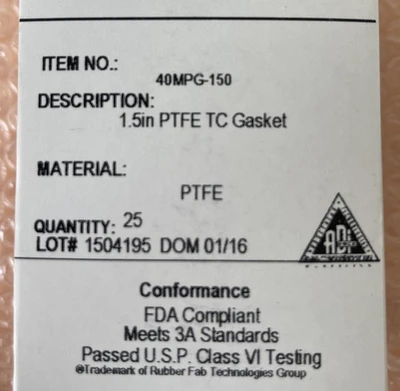 NEW Rubber Fab 40MPG-150