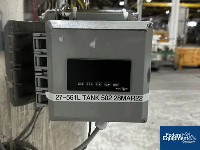 USED Lee Industries 500 Liter Lee Reactor, 316 S/S, 50/100#