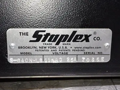 USED STAPLEX S640NHLS