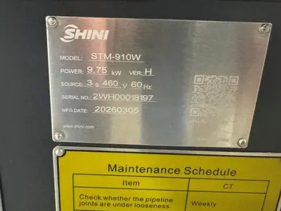 New | in-Stock 2026 SHINI STM-910W Temperature Controls Massachusetts US | Absolute Machinery #1277635