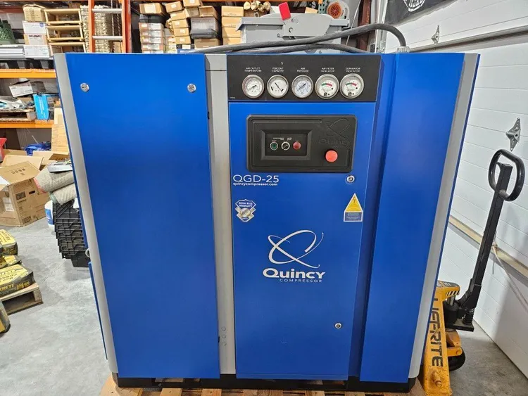 Used 2011 QUINCY QGD-25 Rotary Screw & Sliding Vane Air Compressors Arizona US | Midstate Machinery #92351