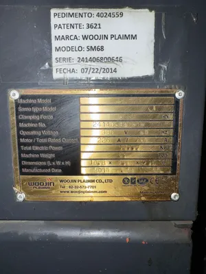 2014 WOOJIN PLAIMM SM680 Injection Molding Horizontal/Vertical | Machinery Network (10)