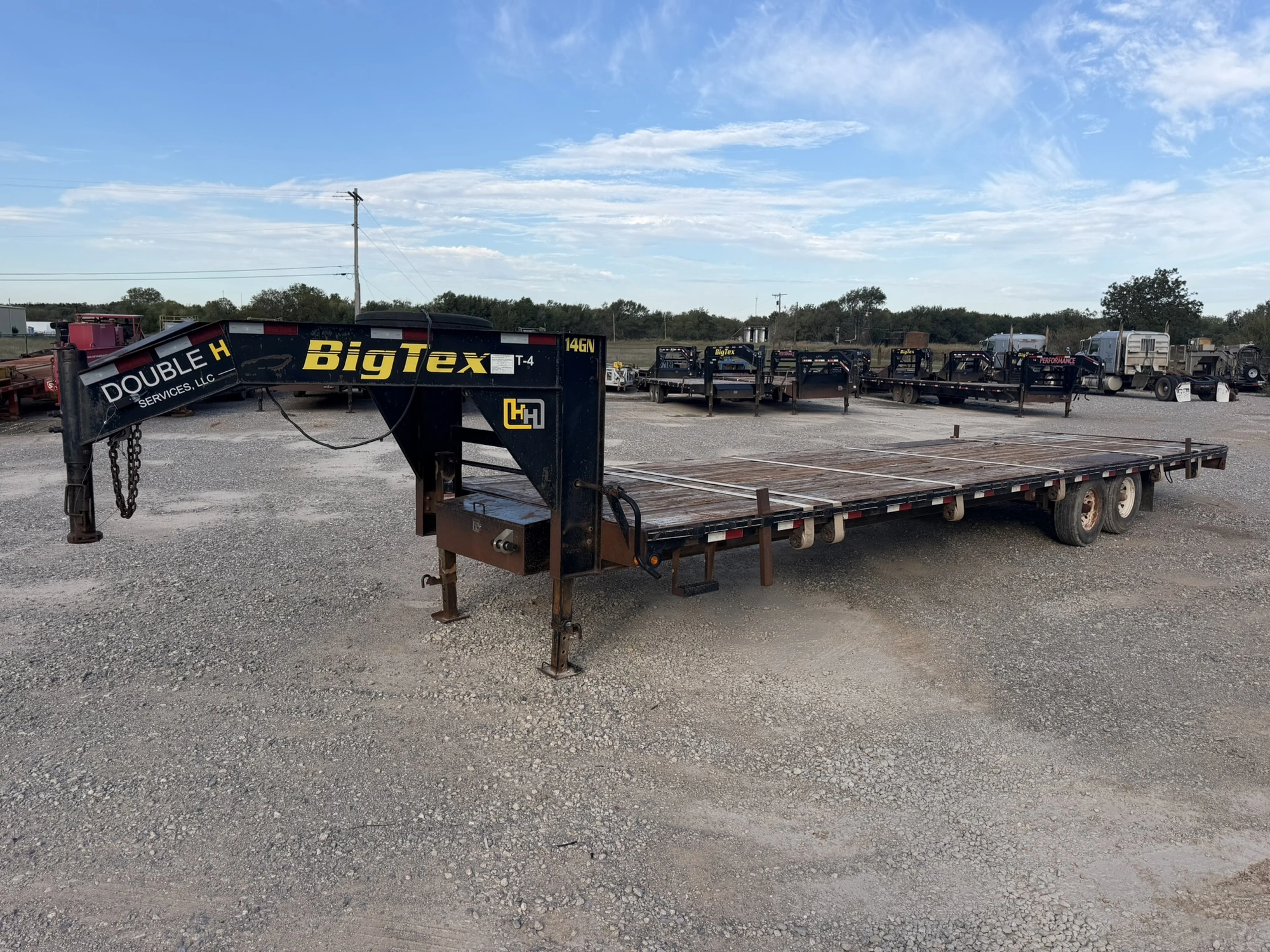 Used 2012 BIG TEX 14GN-32 Flatbed Trailers Oklahoma US | Miedema Asset Management Group #1709287