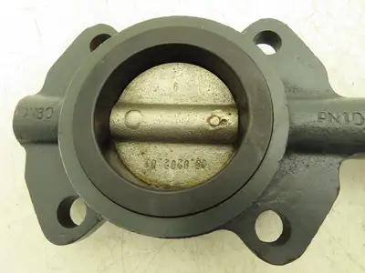 Center Line DN30PN10 Manual Wafer Butterfly Valve 3" 200psi