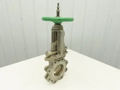 Tyco Rovalve S17D04-MH-X 4" Stainless Knife Gate Valve Rising Stem 150 PSI