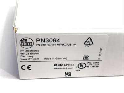 New | in-Stock ifm PN-010-RER14-MFRKG/US/ /V Pressure Transmitters Michigan US | Maverick Industrial Sales #1463083