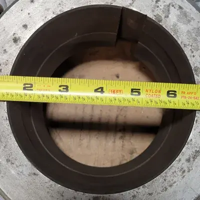 LATHE CHUCK FACE PLATE, 23.5 IN DIAMETER, L2 MOUNT