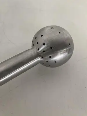 Stainless Steel  17" Spray Ball w/ 1 1/2" Sanitary Fitting