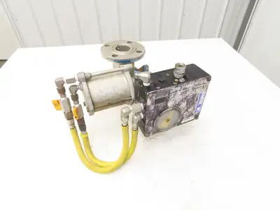 Jamesbury 2" 5150 316SS Ball Valve Flanged w/Pneumatic Actuator & Positioner