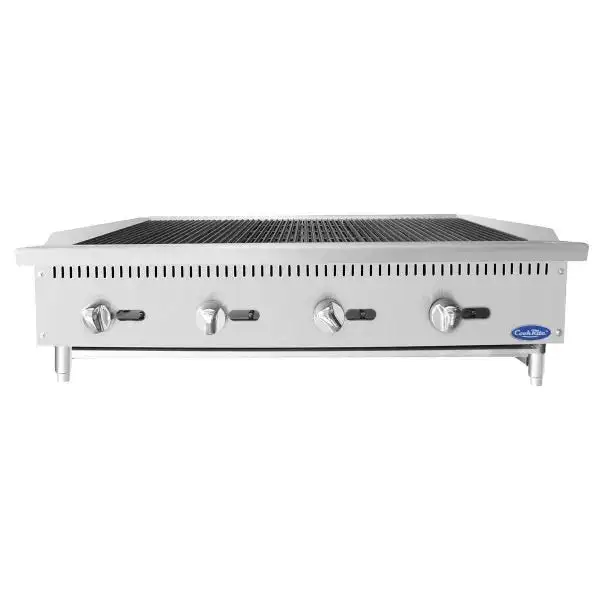 New | in-Stock Atosa New Atosa ATRC-48 HD 48" Countertop Gas Radiant Broiler with Total 140,000 BTU Broilers Illinois US | Falcon Restaurant Supply #1375219