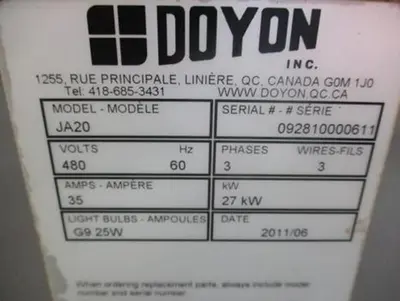 USED DOYON JA20